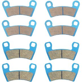 Front & Rear Ceramic Brake Pads Set for 2020-2022 Polaris RZR Trail S 1000/900/S 900, 2015-2019 RZR S 900 EPS, 2016-2019 RZR S, 4 sets Front and Rear Brake Pads