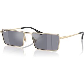 Ray-Ban Pulse Collection RB3741 Emy Rectangular Sunglasses for Men for Women + BUNDLE With Designer iWear Kit