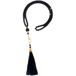 Islam Prayer Beads Tassels Bracelets for Women Meditation Protection Muslim Religion Colored Arab Strand Bangle for Men Boho Chakra Statement Stylish Long Chain Handmade Birthday Gifts