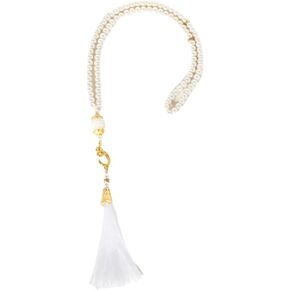 Islam Prayer Beads Tassels Bracelets for Women Meditation Protection Muslim Religion Colored Arab Strand Bangle for Men Boho Chakra Statement Stylish Long Chain Handmade Birthday Gifts