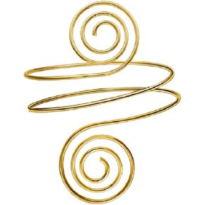 Spiral Upper Arm Cuff Bracelet Open Upper Arm Bangle Bracelet Simple Adjustable Armband Jewelry for Women