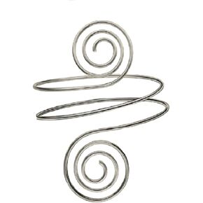 Spiral Upper Arm Cuff Bracelet Open Upper Arm Bangle Bracelet Simple Adjustable Armband Jewelry for Women