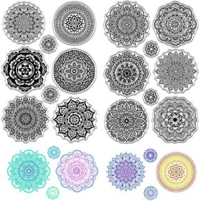 CRASPIRE 2 Sheets Rose Border Clear Stamps Letterhead Background Flower Reusable Transparent Silicone Stamp Seals for Journaling Card Making Decor DIY Scrapbooking Photo Album Decorative Stamp Sheets