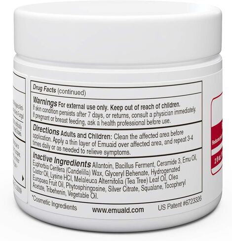 emuaid EMUAIDMAX Ointment 16oz - Eczema Cream. Maximum Strength Treatment. Use Max Strength for Athletes Foot, Psoriasis, Jock Itch, Anti Itch, Rash in Saudi Arabia
