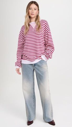 FP Movement Women's Classic Striped Crew in Saudi Arabia