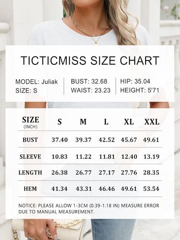 Women's T-Shirts Rolled Short Sleeve Shirts Crewneck Summer Tops Solid Loose Casual Tees Shirts in Kuwait