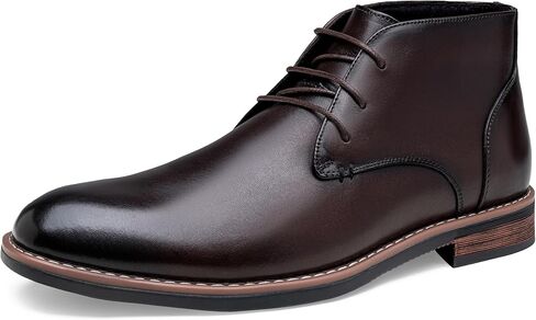Jousen Men Chukka Boots Premium Leather Black Boots in Saudi Arabia