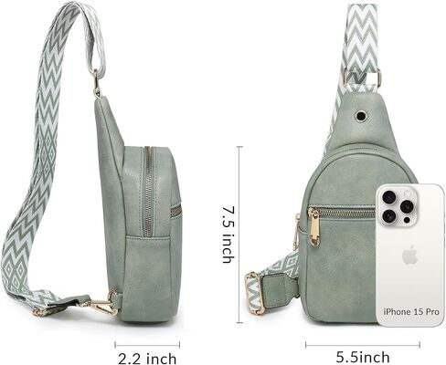 VONMAY Small Crossbody Bags for Women Sling Bag Purses Lightweight Chest Handbags Backpack for Hiking Cycling Work Travel in Saudi Arabia