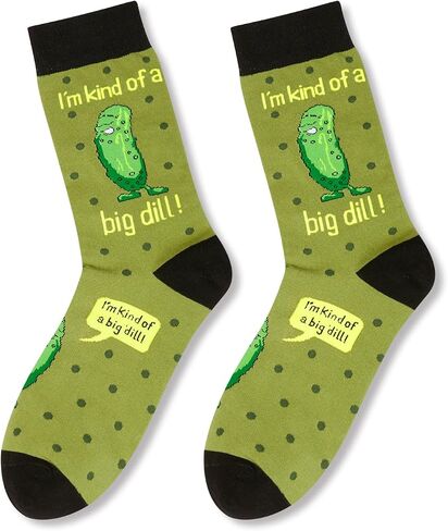جوارب مرحة مرحة من sockfun للرجال، هدايا مخلل لمحبي المخلل جوارب مخلل جوارب Pun in Kuwait