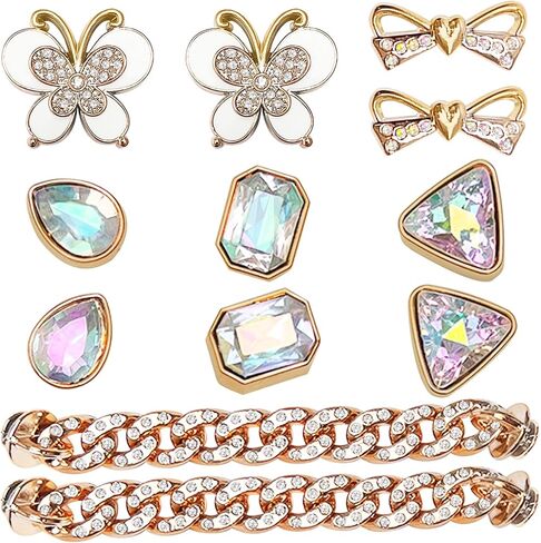 Cute Shoe Charms Compatible with Crocs Clog Sandals Summer Shoe Decoration Charms, Cute Designer Charms Bling Shoes Jewelry Charms for Girls Kids Teens Adults Women in Saudi Arabia