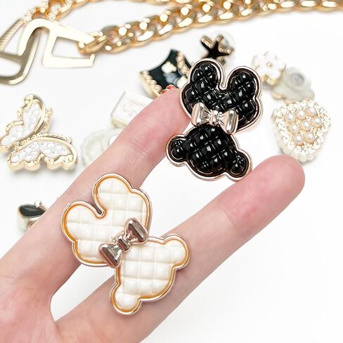 Cute Shoe Charms Compatible with Crocs Clog Sandals Summer Shoe Decoration Charms, Cute Designer Charms Bling Shoes Jewelry Charms for Girls Kids Teens Adults Women in Saudi Arabia