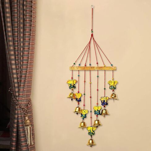 Crafts'man 2 PC Hanging Om Toran/Door Valance - Diwali Decorations Hanging Door Valance Shubh Deepawali Pjua Bandhanwar. Indian Hindu Festival in Saudi Arabia