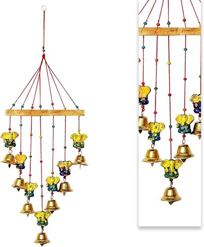 Crafts'man 2 PC Hanging Om Toran/Door Valance - Diwali Decorations Hanging Door Valance Shubh Deepawali Pjua Bandhanwar. Indian Hindu Festival in Saudi Arabia