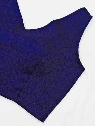 Chandrakala Sleeveless Blouses for Women Sarees,V Neck Backless Readymade Crop top Choli(B218-P) in Kuwait