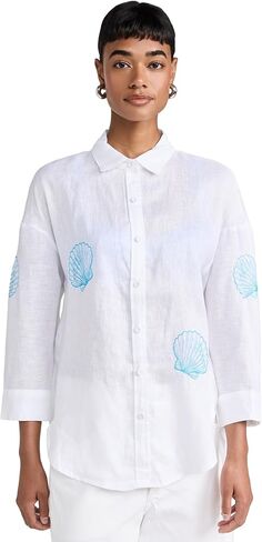 Little Lies Women's Shell Embroidery Shirt in Kuwait