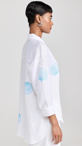Little Lies Women's Shell Embroidery Shirt in Kuwait