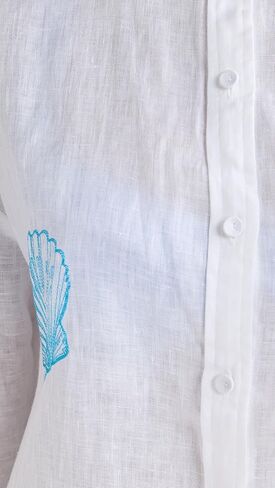 Little Lies Women's Shell Embroidery Shirt in Kuwait