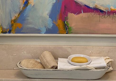 Loblolly Dough Bowls for Decor/Large Oval Wooden Bowl / L22 x W8 x 3H inch/Handcrafted Reproduction/Decorative Rustic Farmhouse/Table Centerpiece/Candle Holder/Food Safe (DIstressed Ivory) in Saudi Arabia