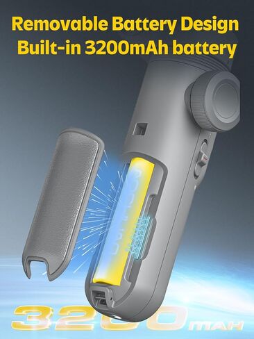 مثبت انحراف احترافي للهواتف الذكية مع شاشة شحن لاسلكية OLED وعجلة تركيز بإضاءة LED، مثبت انحراف للهاتف ثلاثي المحاور لهاتف iPhone 15 14 13 12 Pro/Max/Xs Galaxy S23-AOCHUAN Smart X Pro in Kuwait