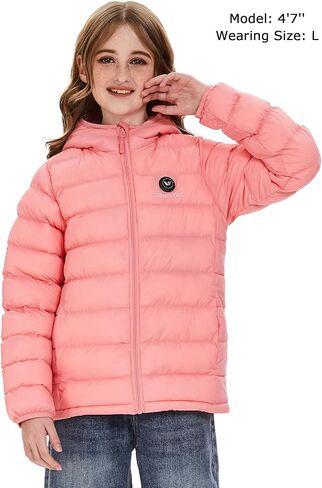 Venustas Kids Heated Jacket with Battery Pack, Boys Girls Lightweight Electric Heated Coat in Kuwait