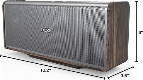 مكبر صوت DOSS SoundBox Ultra Bluetooth مع قناة صوت 2.1 صوت، صوت فائق 80 وات مع صوت جهير عميق، تقنيتان DSP، وقت تشغيل 18 ساعة، بلوتوث 5.3، مكبر صوت لاسلكي للمنزل والمكتب وغرفة المعيشة in Saudi Arabia