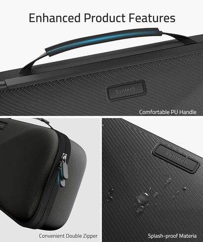 Syntech Hard Carrying Case Compatible with ASUS ROG Ally Console and Accessories, Portable Travel Handheld Case for Storage and Stand, EVA Shockproof Protective Carry Bag with Large Capacity in Kuwait