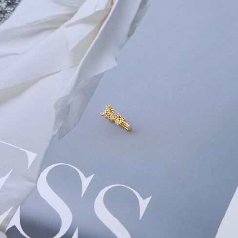 Vintage Dragon Nose Ring Metal Dragon Nose Cuff Ancient Dragon Copper African Nose Ring Fake Non Pierced Nose Ring Jewelry for Women in Kuwait