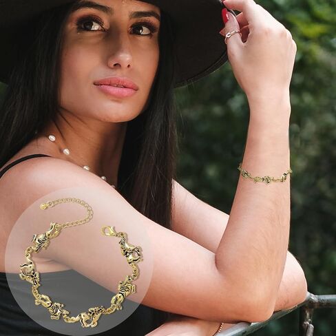 RechicGu Vintage Horse Racing Charms Cuff Bracelet Bangle Funny Derby Race Horse Jewelry for Women,Gift for Western Cowboy Cowgirl Equestrian Horse Racing Fan in Saudi Arabia