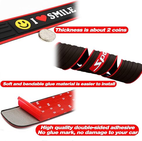 Universal Car Door Sill Protector Plate Cover, Entry Step Trim Panel, Front/Rear Door Sill Decoration Entry Guard Door Sill Scuff Plate Stickers Fit for Cars, SUVs - 4Pcs (Sports) in Saudi Arabia