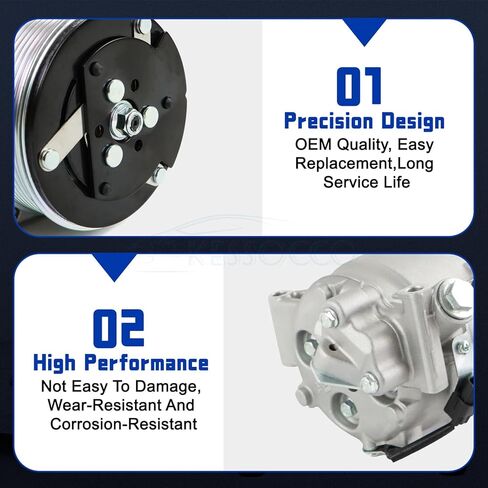 ضاغط تكييف الهواء 7PK CO 4920AC ضاغط تكييف الهواء 6513098 10347601 بديل لـ 2007-2015 Honda Civic CR-V Acura ILX RDX 2.4L in Kuwait