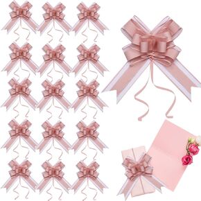 Seven Uncles Bows for Gifts, Large Pull Bow for Gift Wrapping, Bows for Gift Baskets Christmas, New Year, Birthday, Weddings, Baby Showers, Graduations, Valentine's Day(8 inches, 20 PCS) (Red)