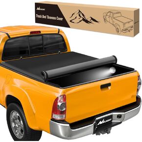 غطاء سرير شاحنة ناعم من Nilight متوافق مع Toyota Tacoma 2005 2006 2007 2008 2009 2010 2011 2012 2013 2014 2015 غطاء سرير شاحنة بطول 5 أقدام