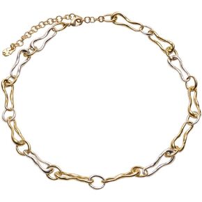 Lucky Brand Women's Mixed Metal Chain Necklace, Two Tone, Unsized