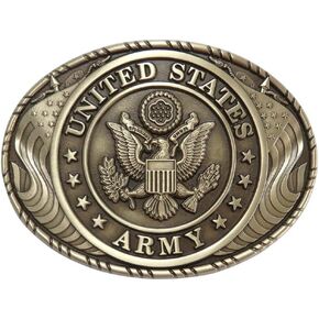 Indiana Metal Craft US ARMY Solid Brass Grave Tombstone or Cremation Urn Medallion - Made in USA