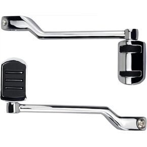 Zinc Alloy Heel Toe Shift Pegs, Front Rear Levers for 1986-2017 Harley Davidson FL Softail, 1988-later Touring Road King Street Glide and 2008-later Trike Models
