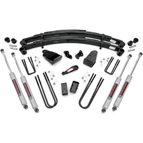 Rough Country 4" Suspension Lift Kit for 1987-1997 Ford F-250 4WD - 490-87UP30