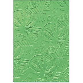 Sizzix 3-D Impressions Embossing Folder-Jungle Textures by Catherine Pooler, Black