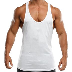 Men Jersey Fabric Gym/Workout Sleeveless Tank top 100% Cotton