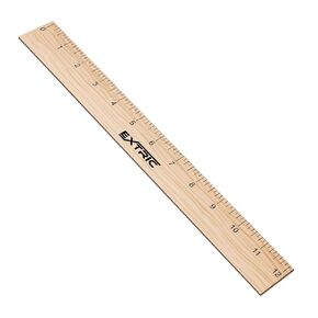 Ruler 12 Inch - Architectural Scale Ruler - 1/8 Inch Scale Ruler, Wooden Ruler - Rulers for Drawing, Drafting, Architect, and Engineering rulers for Kids