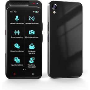 Language Translator Device, VORMOR ChatGpt Ai Translator, Spainish English Two Way Real-Time Voice Translation, Support 138 Languages, Offline&Recording&Photo Translation for Travel Business Learning