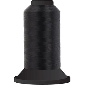 Glide 60 5,500yds - Black - 650.11001, 60wt. Filament Polyester Thread, for Quilting - Super Sheen, No Lint, Colourfast - Ideal for Embroidery and Sewing