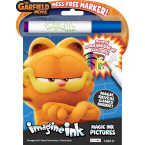 كتاب تلوين حبر تخيلي مكون من 16 صفحة من فيلم Bendon The Garfield مع قلم تحديد خالٍ من الفوضى