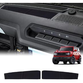 Anti-Slip Dash Pad Compatible with (2021-2024) Bronco, Will Not Fit Raptor or Sport (3PCS, Orange)