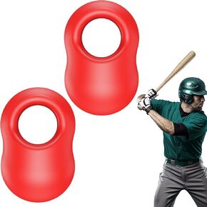 [2 Pack & 2 Size] Baseball Thumb Guard for Pro Batters, Hitter Training Aid, Thumb Guard Baseball & Softball Baseball Batting Grip Baseball Accessories Training Equipment Reduce Bat Sting-Black