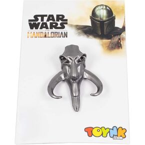 Star Wars The Mandalorian الحصري ثلاثي الأبعاد Mythosaur Skull Collector Pin - ملحقات شعار ملصق فريد من نوعه - حقيبة ظهر، محفظة، سترة، ملابس طية صدر السترة - هدية مبتكرة مبتكرة - بضائع مرخصة