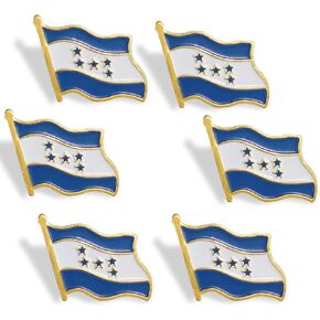 6/12/50/100 Pack-Honduras Flag Pins Bulk -1" Metal Patriotic Honduran Lapel Pins Badge Souvenir For Hat Bag Travel Gifts