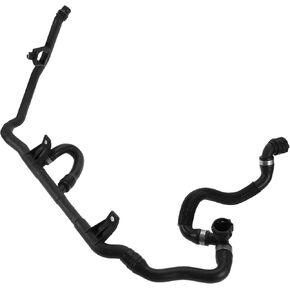 4-Way Hose Water Hose Assembly for BMW 335i 3.0L 2007-2010 Good Sealing No.17127548230 Engine Radiator Coolant Hose Black 1 Pcs