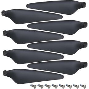 8pcs Drone Protection Propeller Low Noise Drone Propeller Drone Spare Parts Crash Pack Accessories Kits Compatible with HS360S
