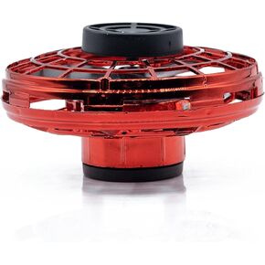 Flying Boomerang Drone Spinner Fidget Toy, Red | 360 Rotating With Magic RGB Lights | Hovering Hand-Operated Sensory Toys For Kids and Adults, Anxiety and Stress Relief Games | Novelty Gifts