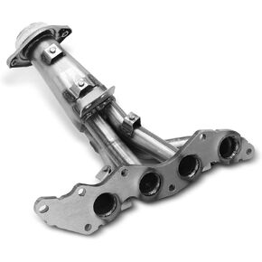 A-Premium Engine Exhaust Manifold Kit W/Gasket, Studs & Nuts [DOHC 4Cyl 2.3L] Compatible with Mazda 6 2003 2004 2005, Replace# L32713450B, L32713450F